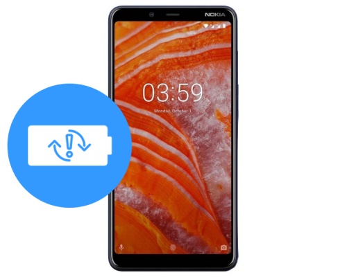 Замена аккумулятора (батареи) Nokia 3.1 Plus