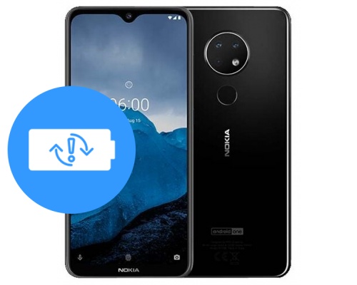 Замена аккумулятора (батареи) Nokia 6.2