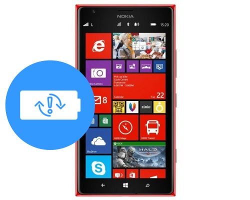 Замена аккумулятора (батареи) Nokia Lumia 1520